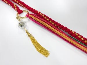 正絹　振袖用　手組帯締め